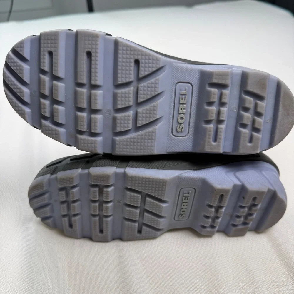Sorel Flurry Kids‎ Winter Snow Boots Blue Grey NY1810-540 USA 4 EUR 36